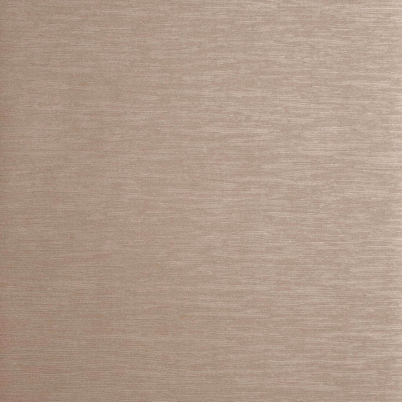 Warm taupe wallpaper with fine horizontal striated texture and softly varied surface