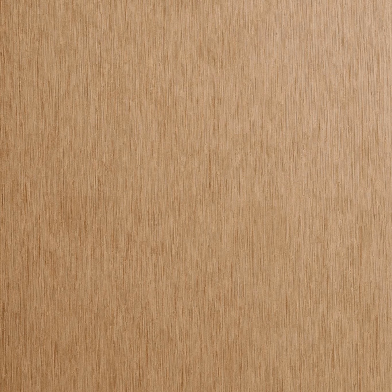Warm bamboo-beige wallpaper with fine vertical striations and subtle tonal variation
