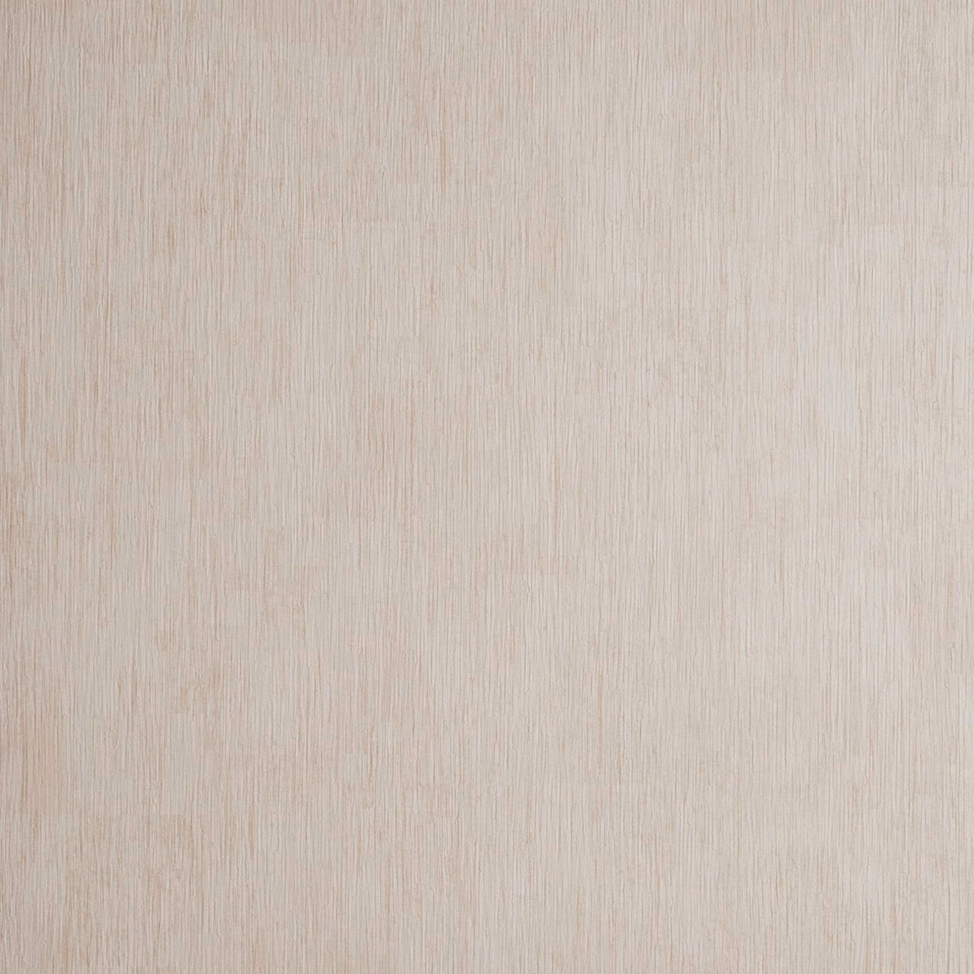 Warm parchment beige wallpaper with fine, irregular vertical striations and a subtle pink undertone