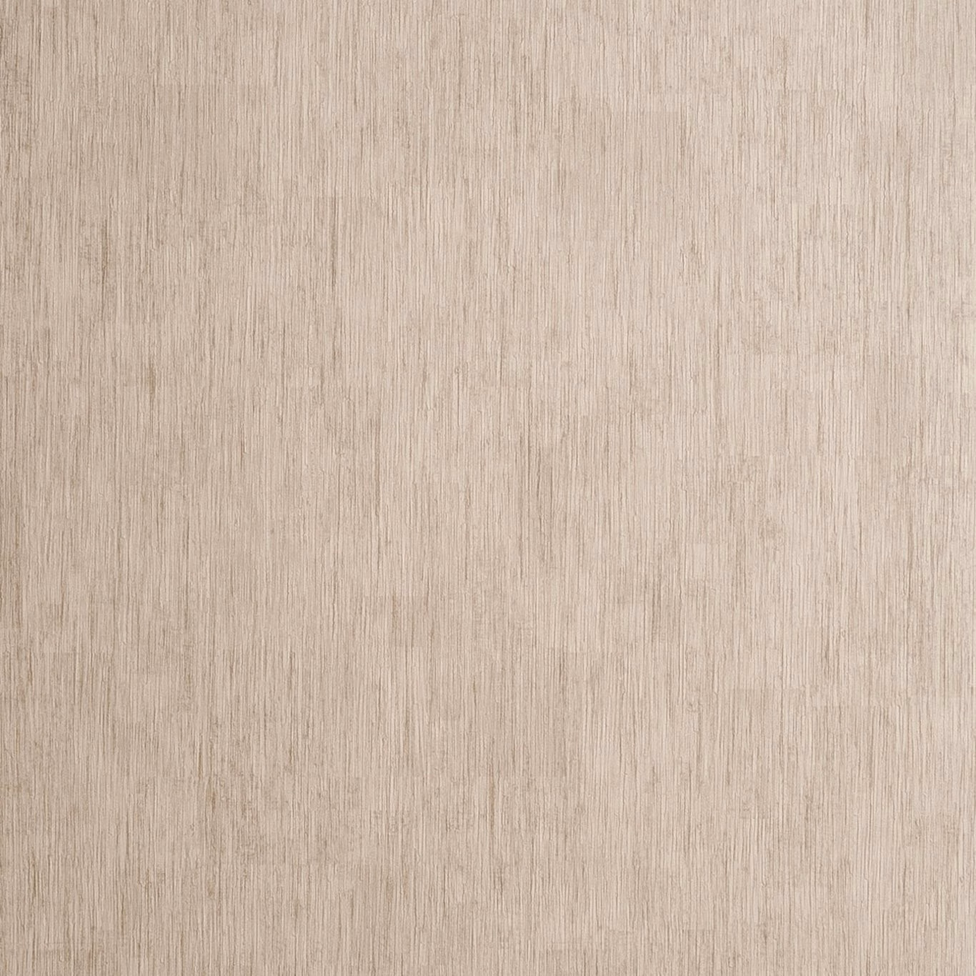 Soft taupe wallpaper with fine, irregular vertical striations and a subtly textured surface