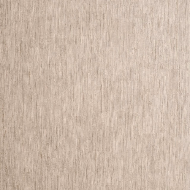 Soft taupe wallpaper with fine, irregular vertical striations and a subtly textured surface