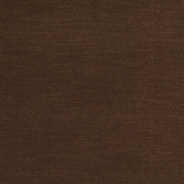 Close-up of deep chocolate-brown plain weave with fine horizontal texture