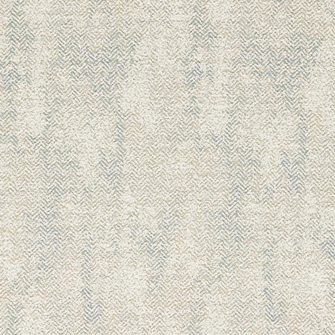 Pale natural woven ground with fine mineral blue-grey herringbone texture