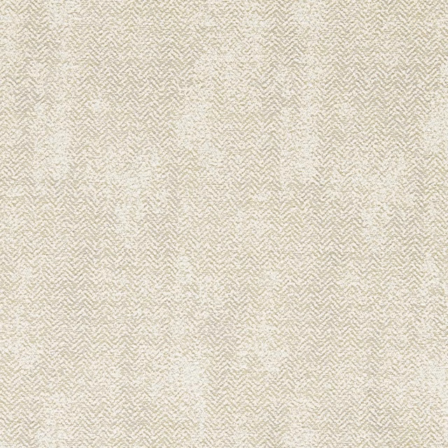 Warm cream Bjorn Natural fabric with fine beige herringbone weave texture