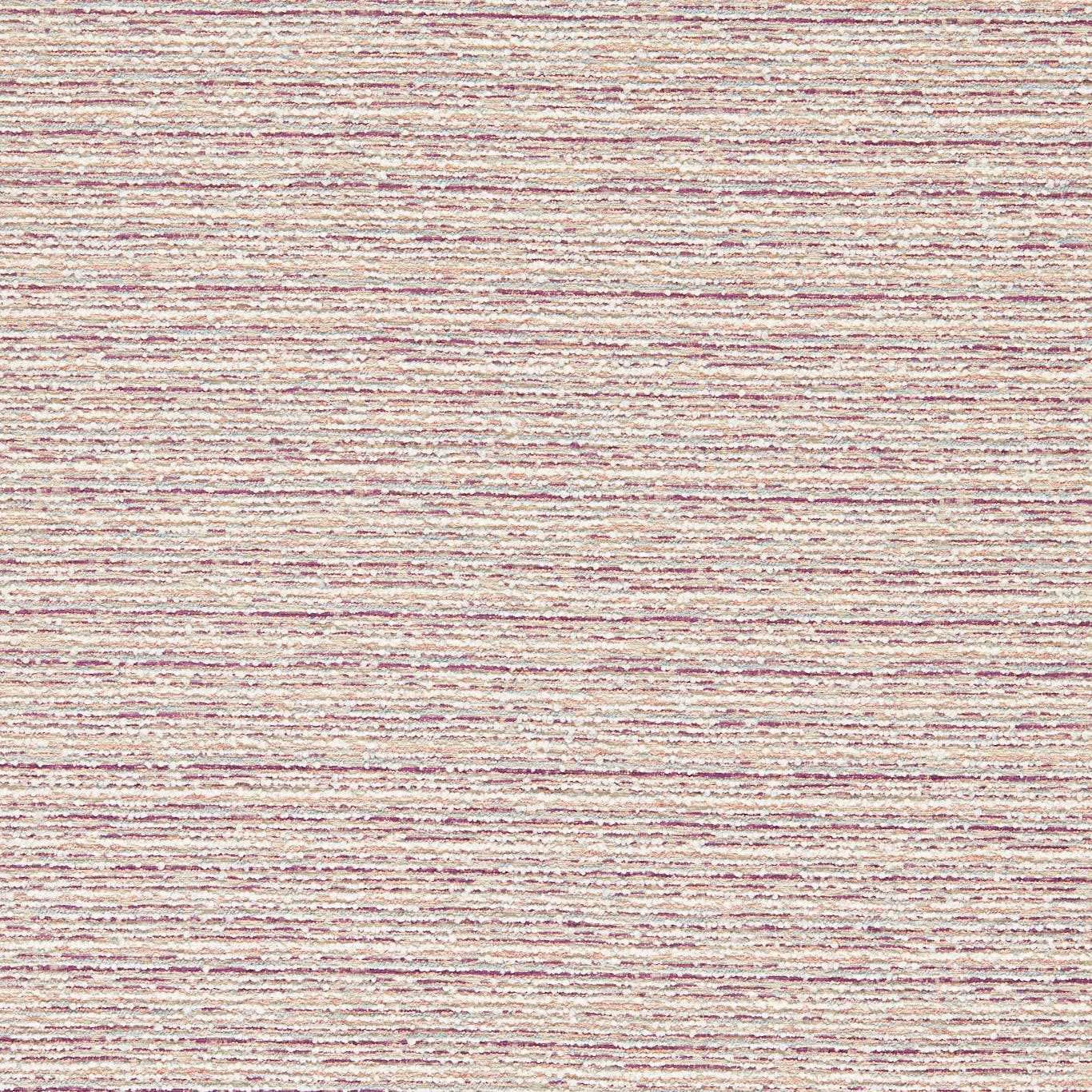 Muted berry and ivory horizontal flecked weave with a finely textured surface