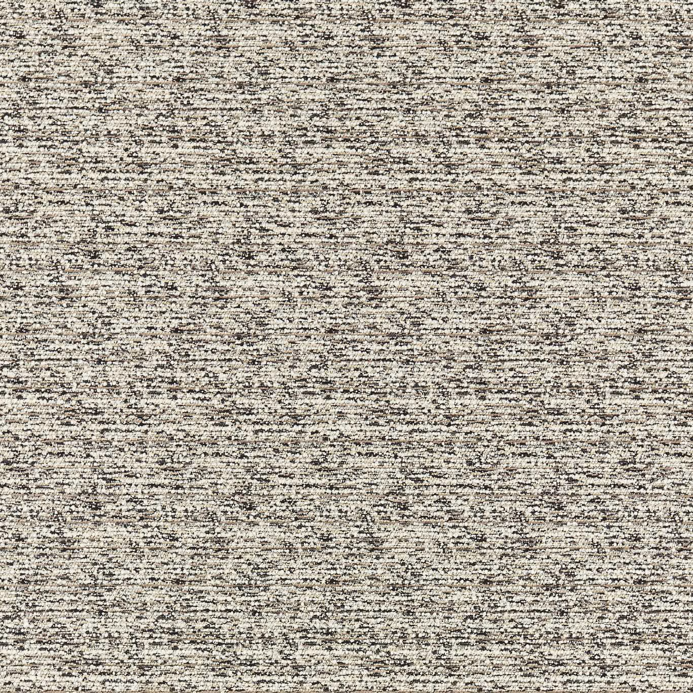 Charcoal-grey woven swatch with cream flecks and irregular horizontal texture