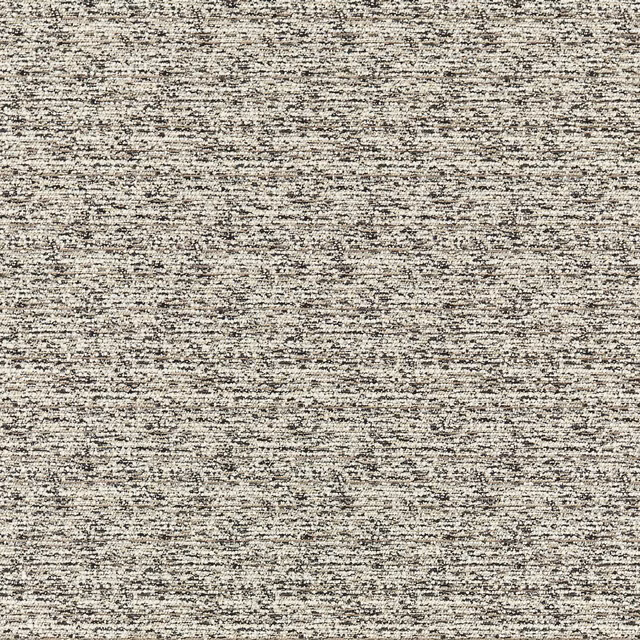 Charcoal-grey woven swatch with cream flecks and irregular horizontal texture