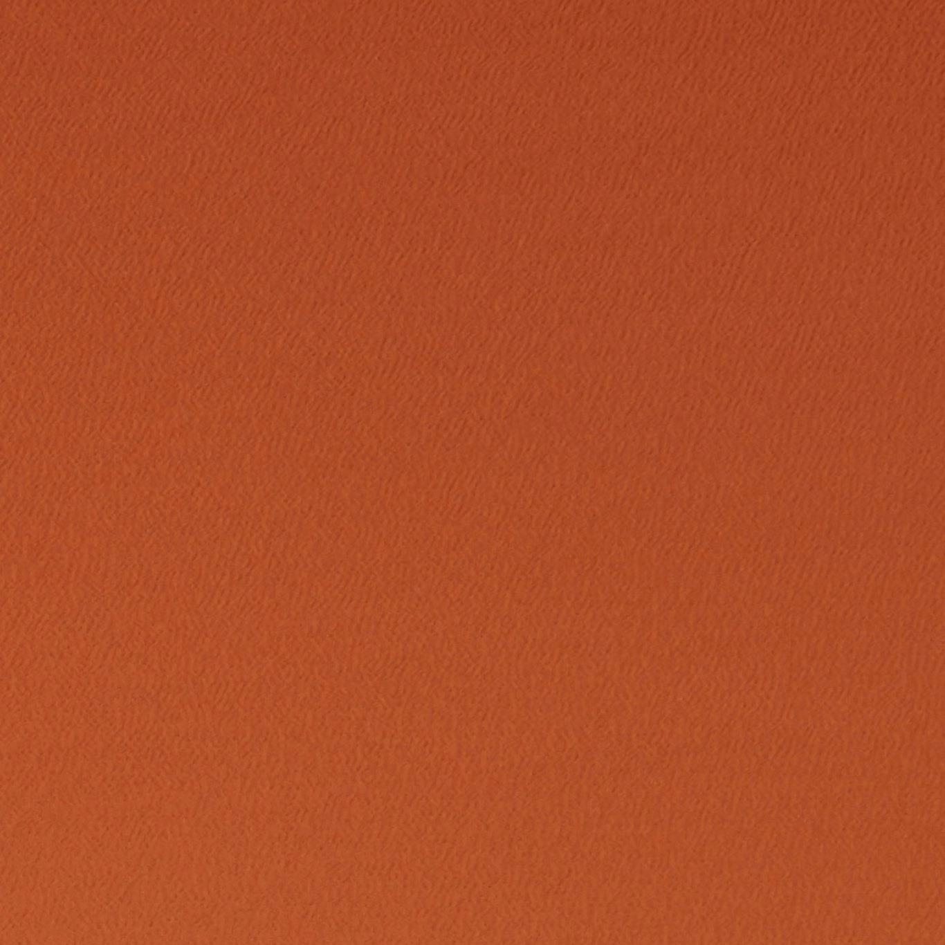 Deep mandarin orange fabric with a fine, subtly rippled woven texture