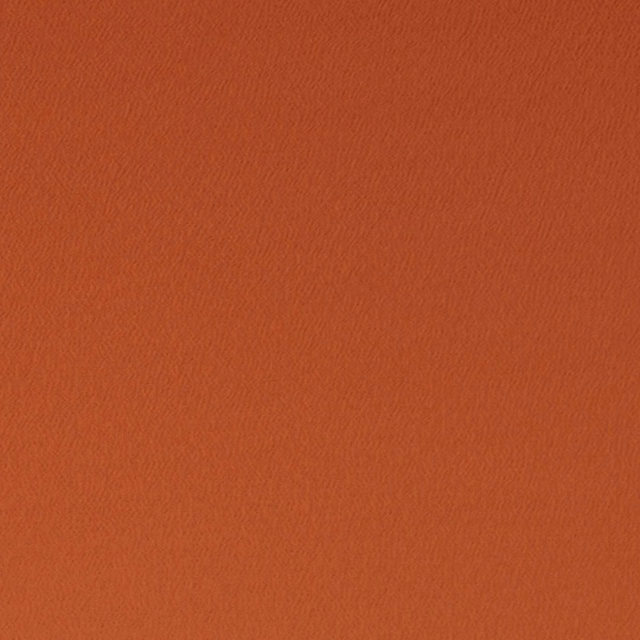 Deep mandarin orange fabric with a fine, subtly rippled woven texture