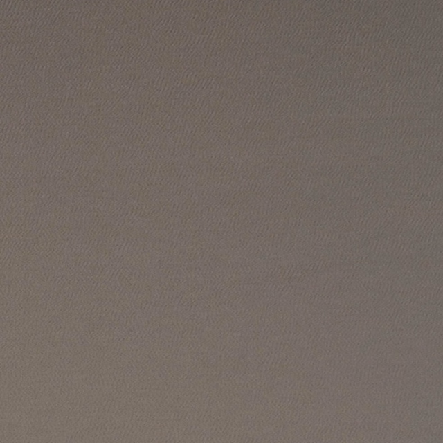Muted mocha taupe fabric with fine rippled weave and subtle tonal pattern