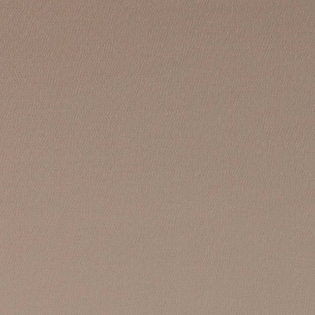 Close view of warm truffle taupe fabric with fine rippled tonal weave