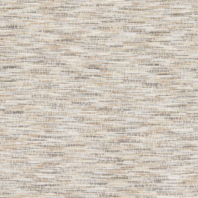 Close-up of slate grey woven fabric with oatmeal and taupe horizontal flecks