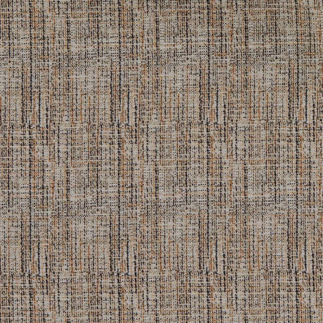 Warm charcoal-grey sheer with a fine irregular stone-and-black woven grid