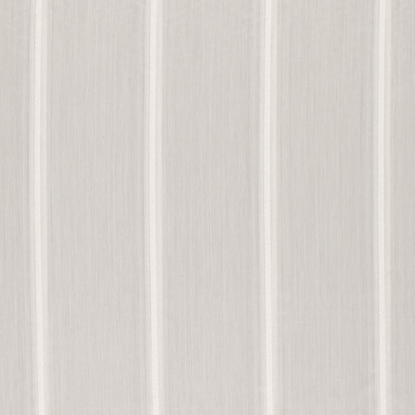 Pale pebble-grey sheer with softly striated vertical bands and fine texture