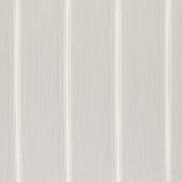 Pale pebble-grey sheer with softly striated vertical bands and fine texture