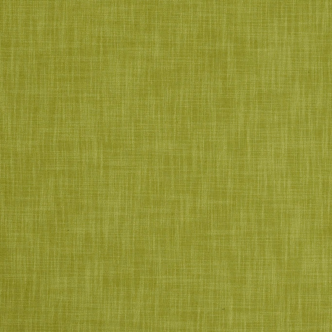 Close-up of muted apple-green fabric with a fine crosshatched woven texture