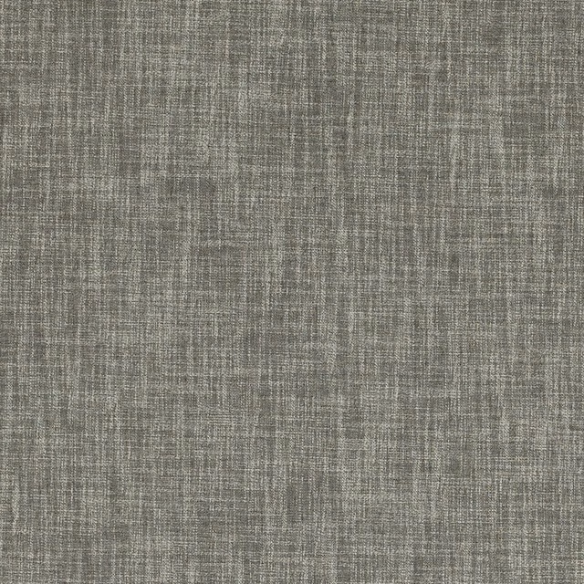 Close-up of ash-grey crosshatched weave with fine pale and charcoal threads