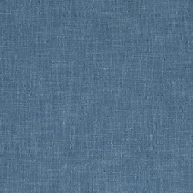 Muted cadet blue woven fabric with a fine crosshatched texture