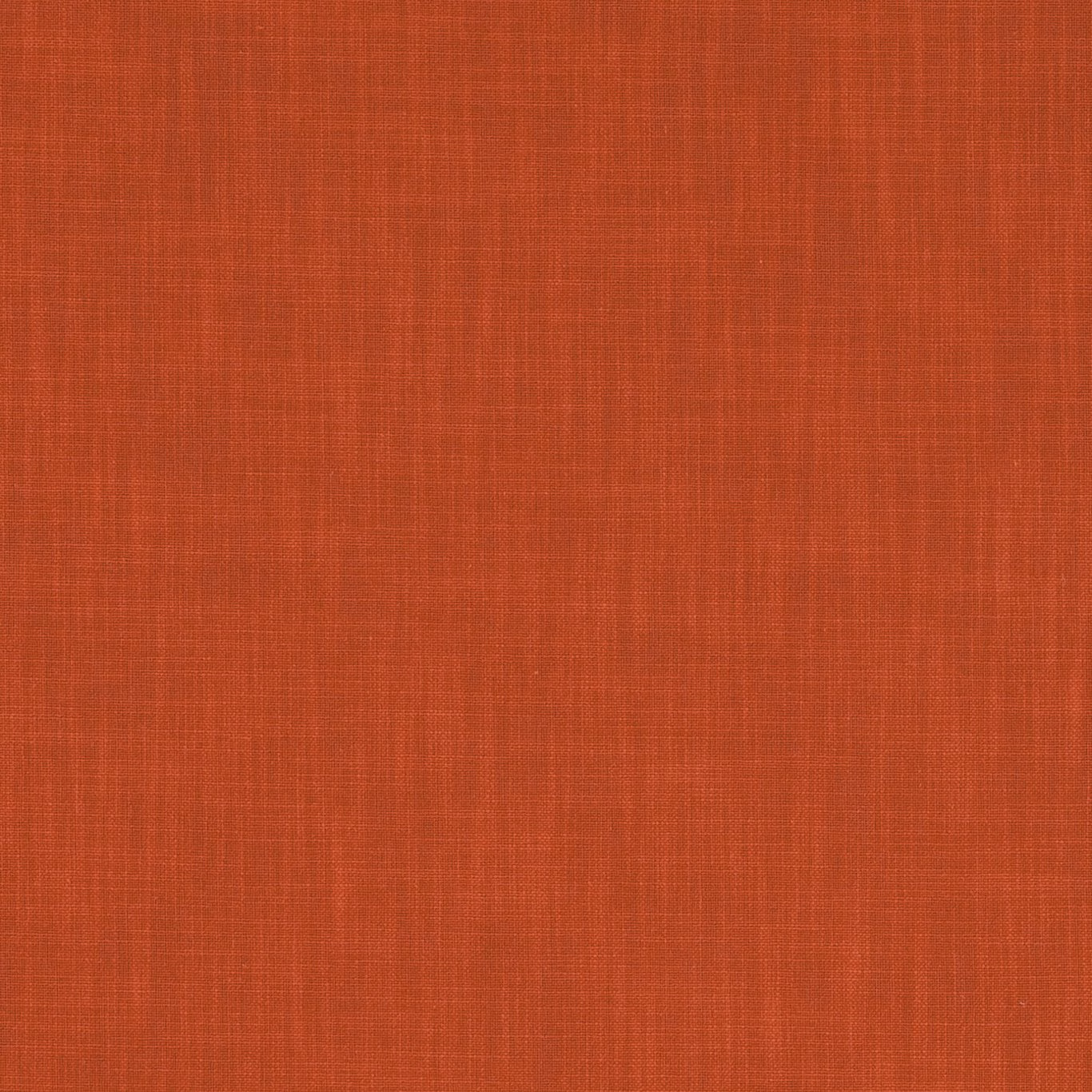 Burnt rust-orange plain weave with fine crosshatched texture and subtle tonal depth