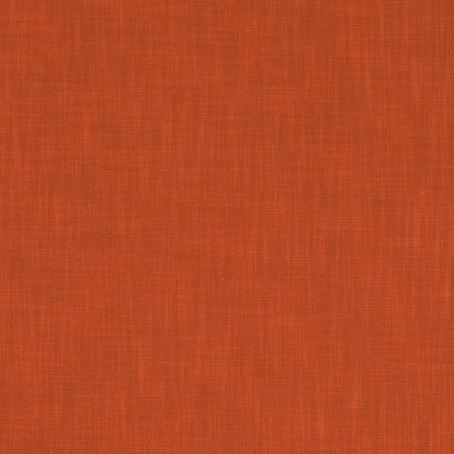 Burnt rust-orange plain weave with fine crosshatched texture and subtle tonal depth