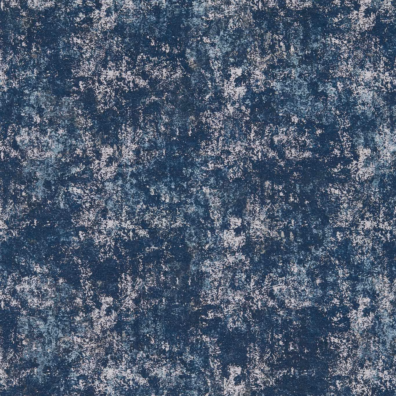 Mottled midnight-blue textile with pale blue and grey mineral-like flecks