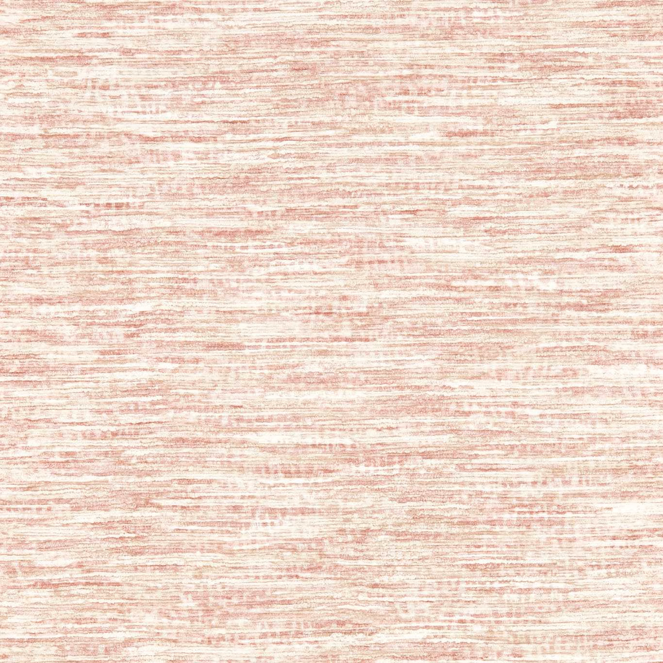 Pale blush wallpaper with cream horizontal striations and softly brushed texture