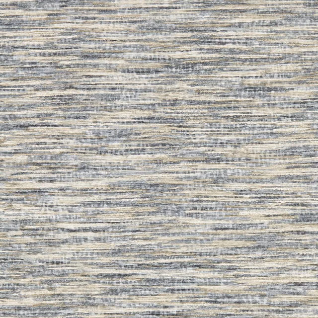 Charcoal and linen wallpaper with irregular horizontal striations and softly weathered texture
