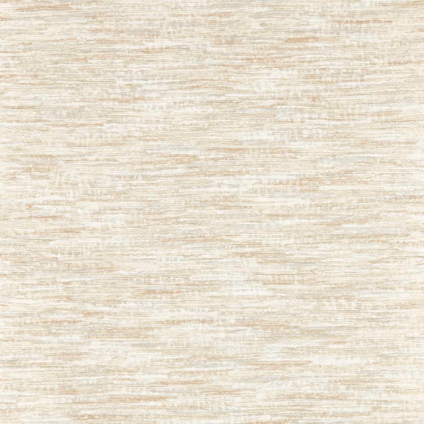Warm ivory beige wallpaper with fine irregular horizontal striations and softly mottled texture
