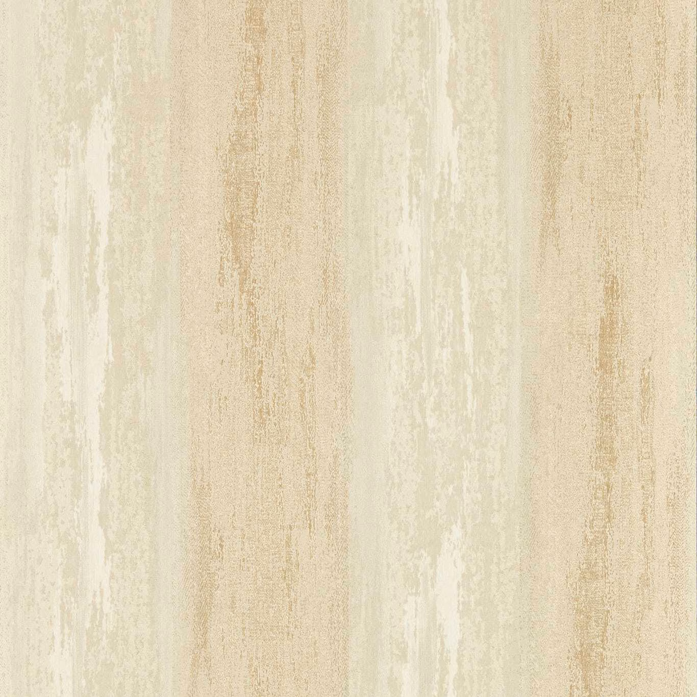 Pale beige wallpaper with ivory and sage vertical distressed brushstrokes