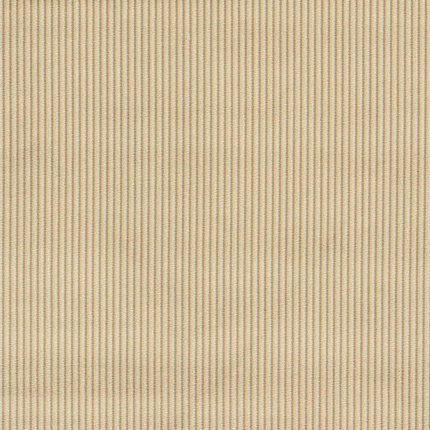 Warm antique beige fabric with closely spaced vertical ribbed stripes and subtle woven texture