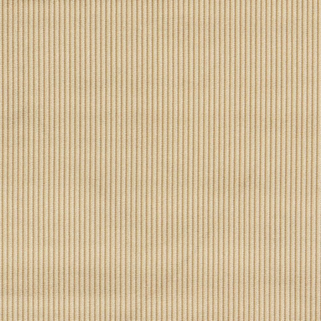 Warm antique beige fabric with closely spaced vertical ribbed stripes and subtle woven texture
