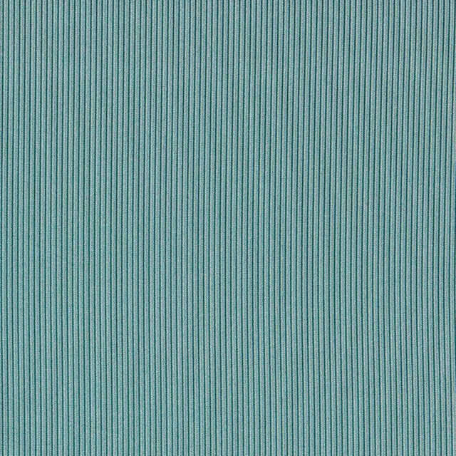 Cool muted teal fabric with fine, closely spaced vertical ribbed texture
