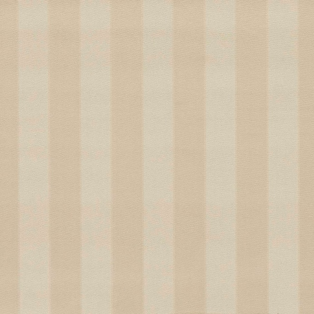Warm antique beige and cream vertical stripe with fine woven rib texture