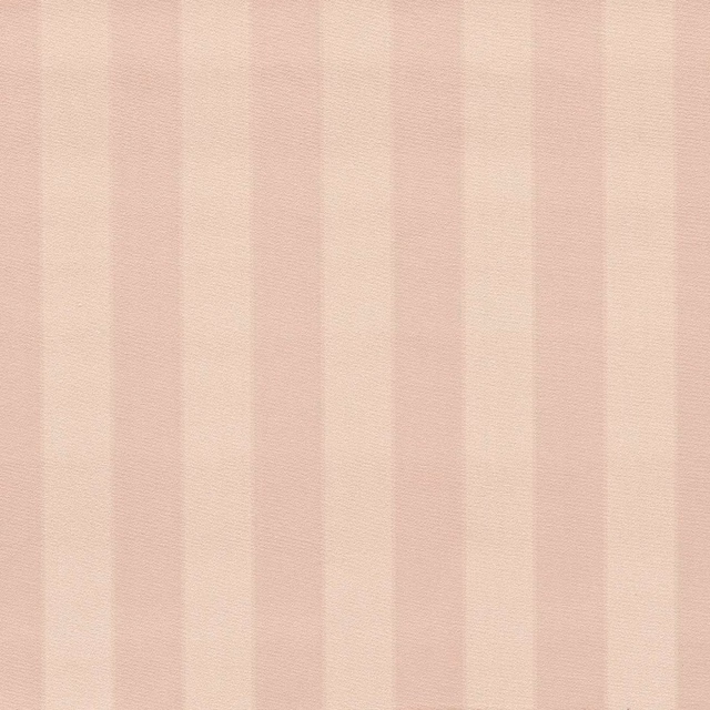 Dusty blush and ivory vertical stripe fabric with a fine woven texture