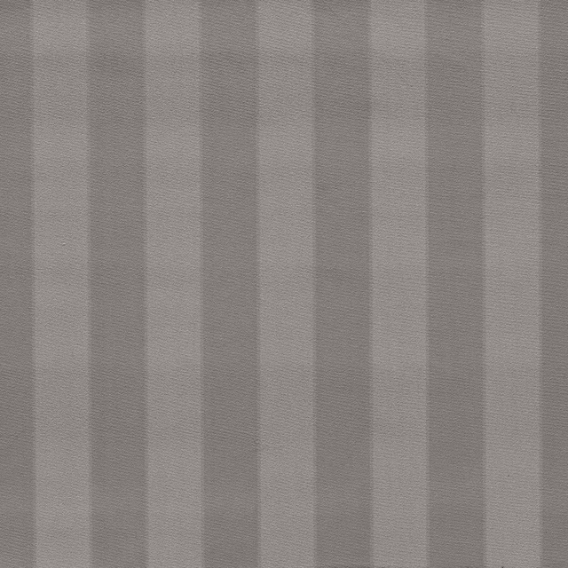 Cool graphite-grey woven fabric with alternating vertical tonal stripes and fine textured surface