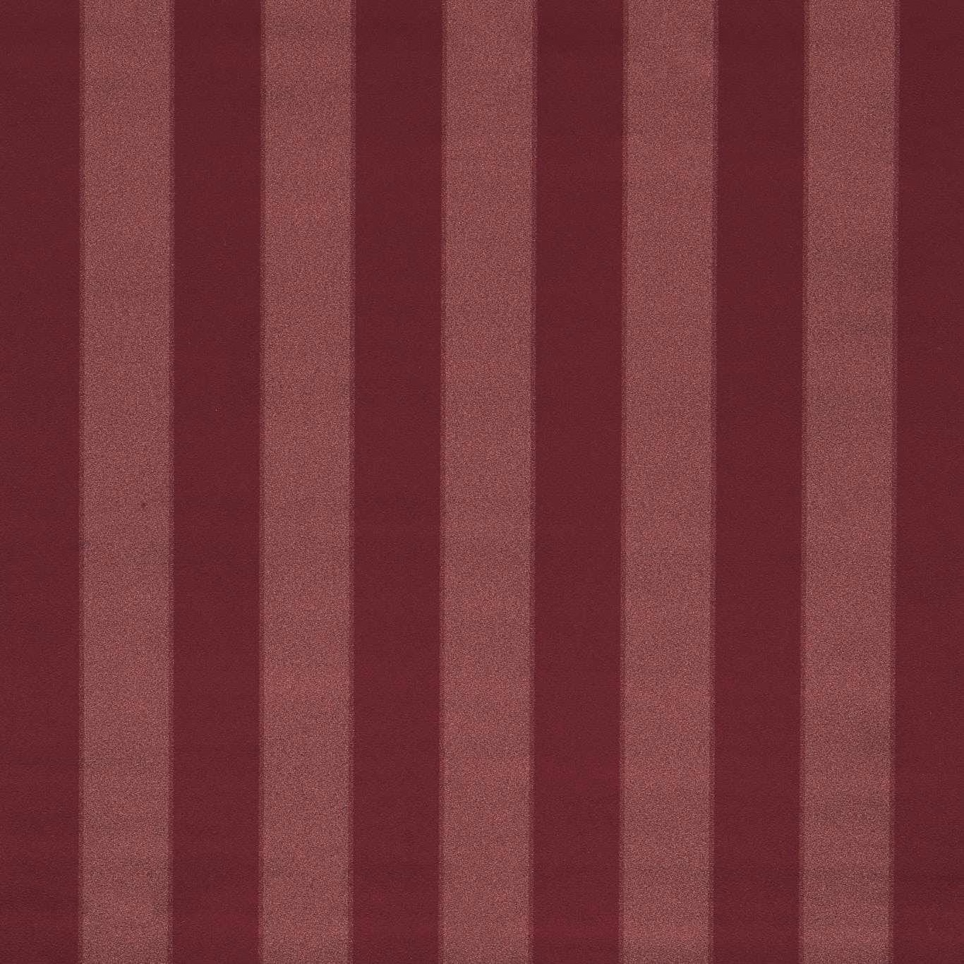 Deep mulberry and dusty rose vertical stripes with a fine woven surface texture