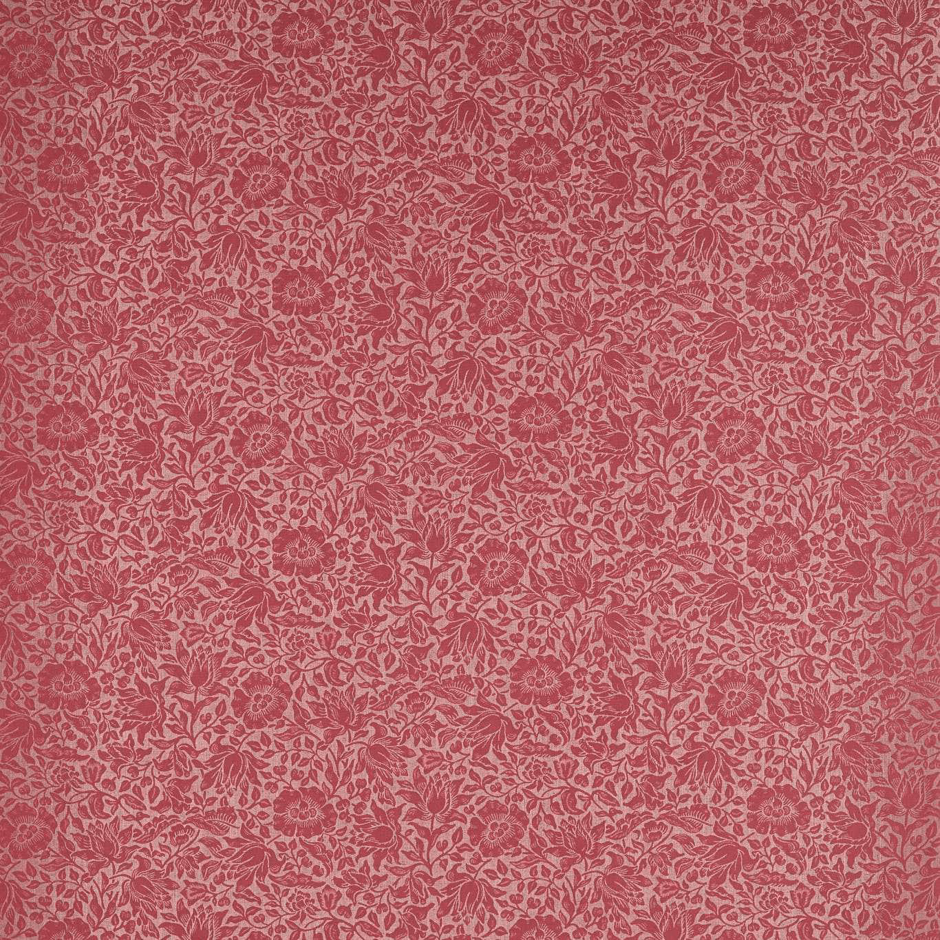 Dusty plum floral weave with pale pink foliage and clustered blossoms