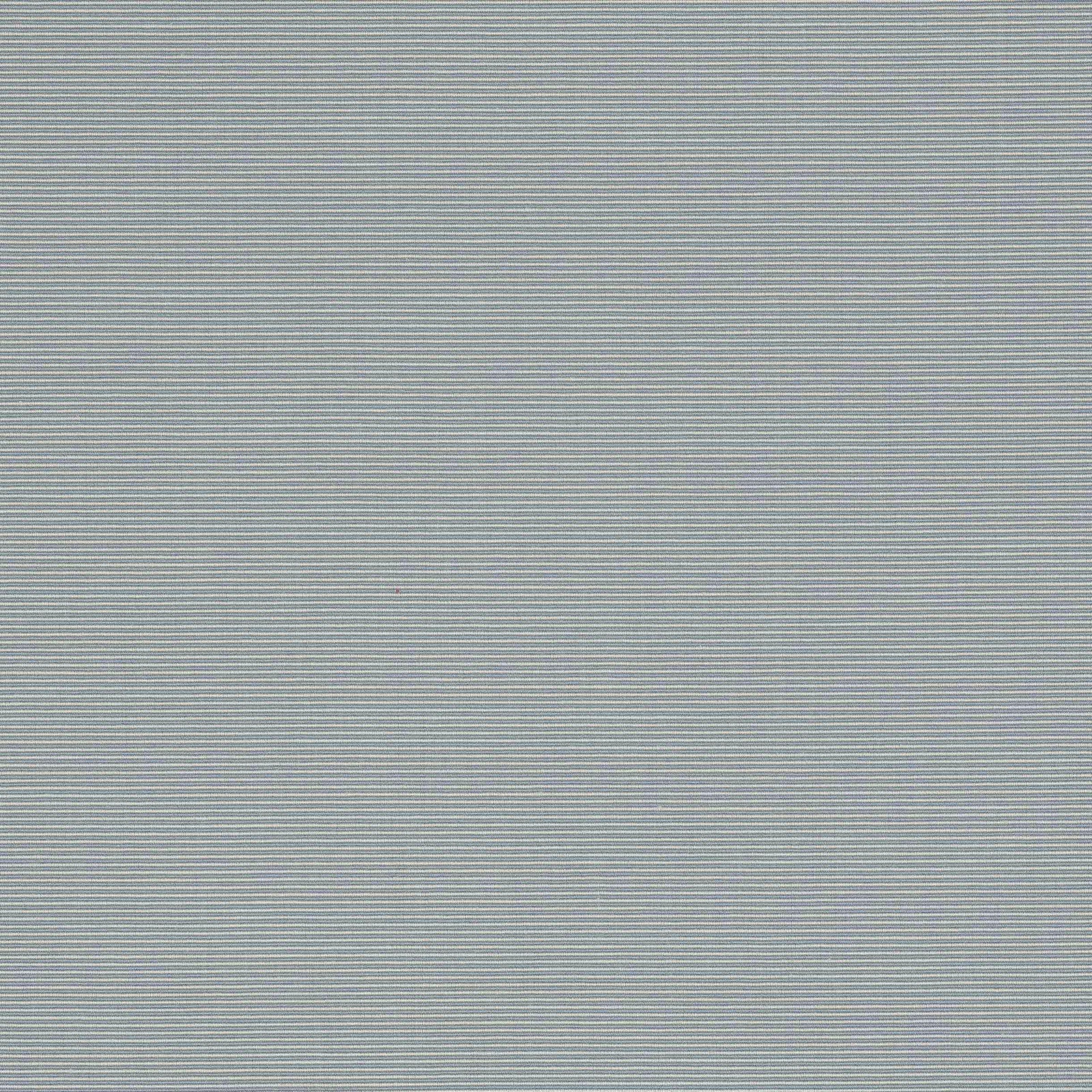 Pale ciel blue finely striped woven fabric swatch with a smooth, matte texture