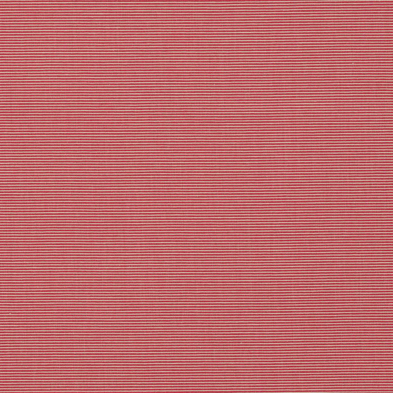 Fine horizontal coral pink stripe fabric with subtle blush and cream lines