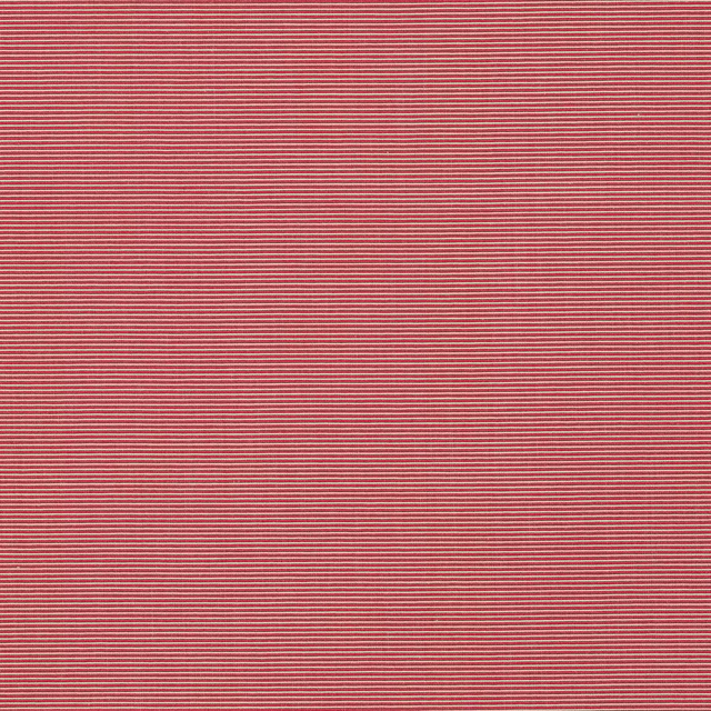 Fine horizontal coral pink stripe fabric with subtle blush and cream lines