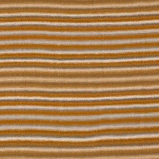 Fine horizontal striped fabric in warm curcuma gold and pale cream