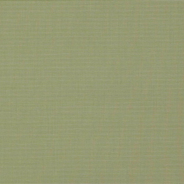 Soft sage green woven fabric with fine horizontal pale pinstripes