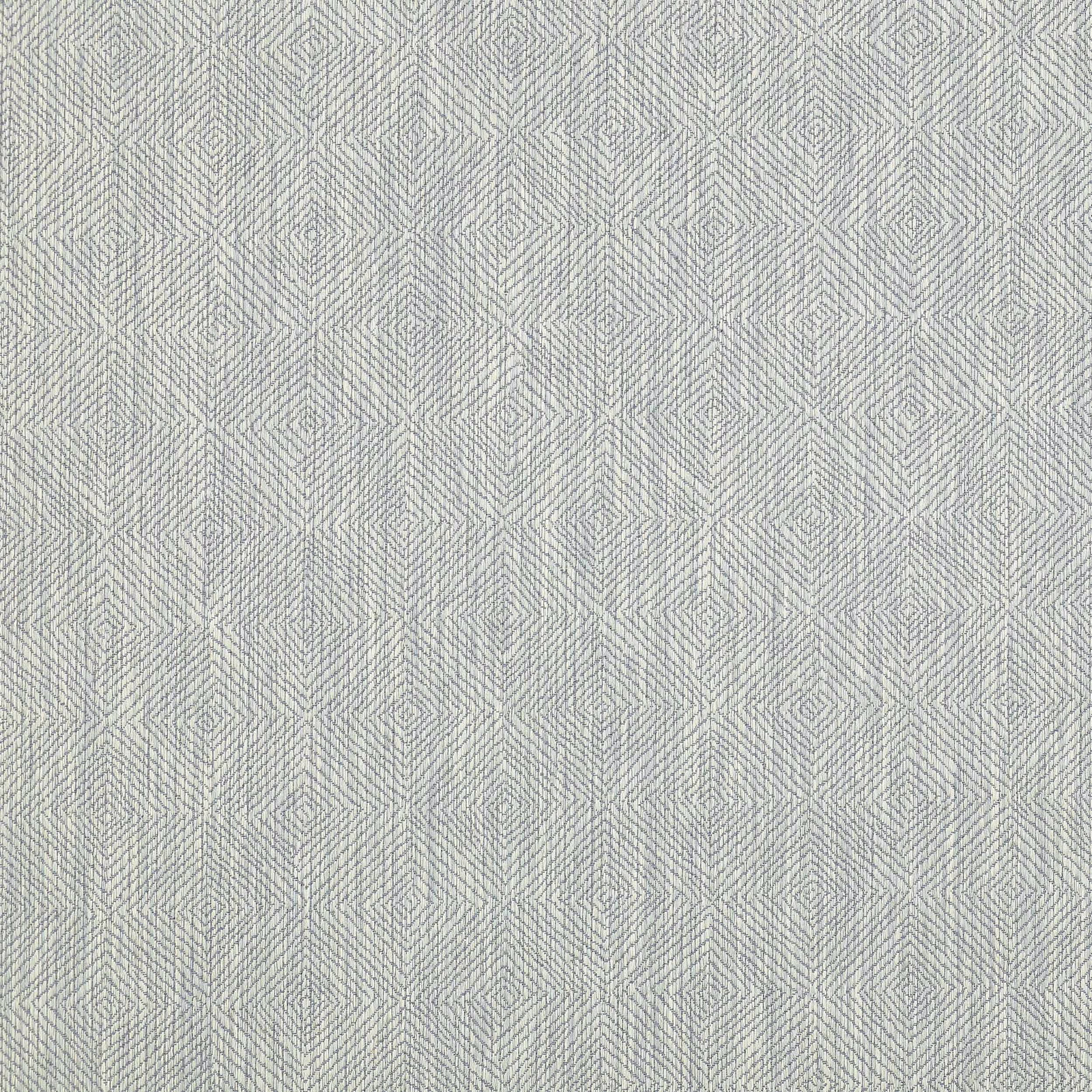 Pale aqua geometric woven fabric with fine textured diamond pattern