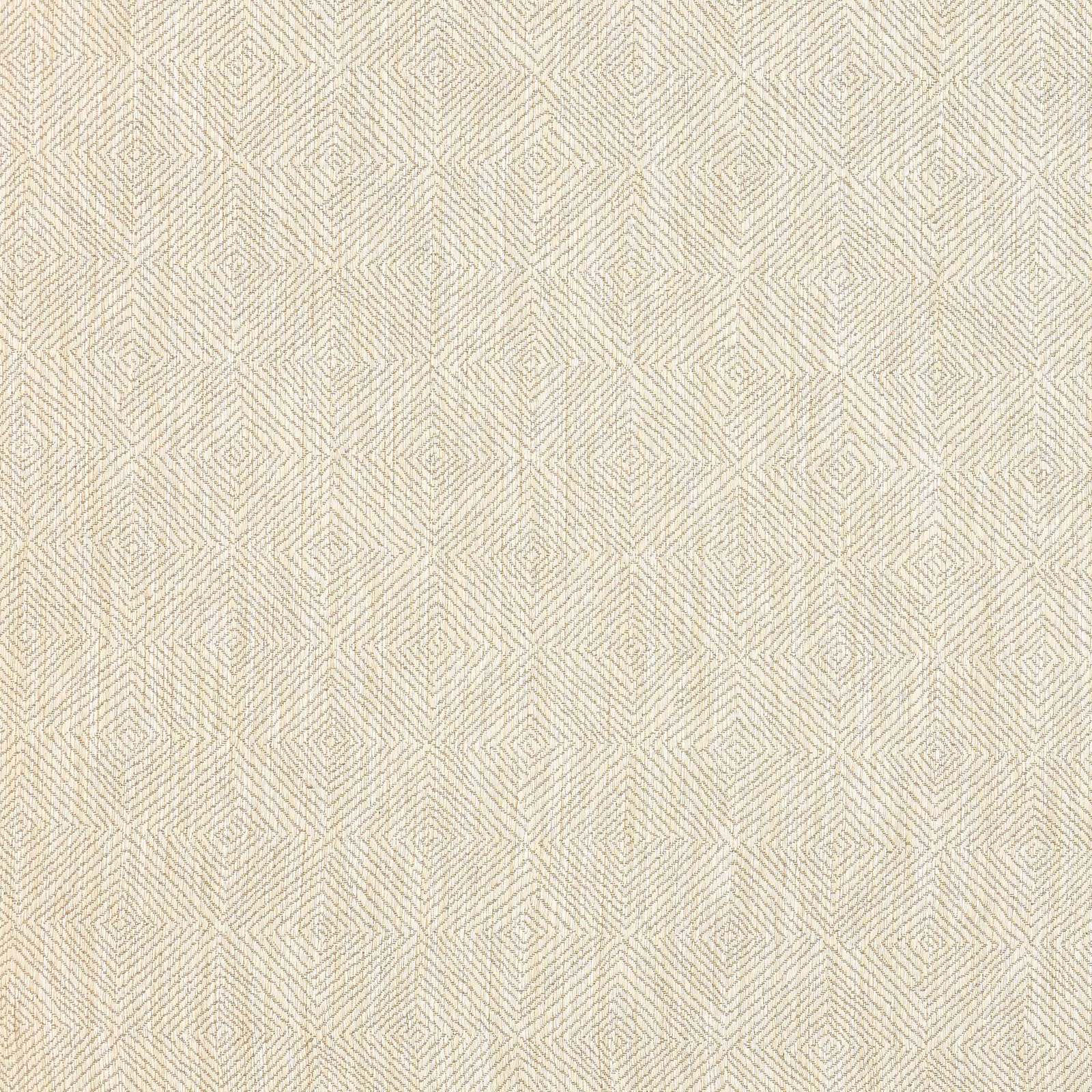 Tonal beige geometric woven fabric with small diamond and chevron pattern