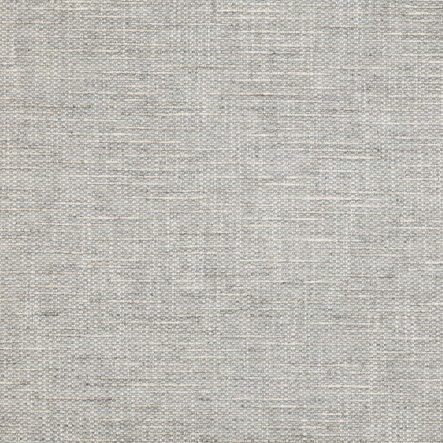 Close-up of a softly textured dusty blue woven fabric with fine slubbed threads