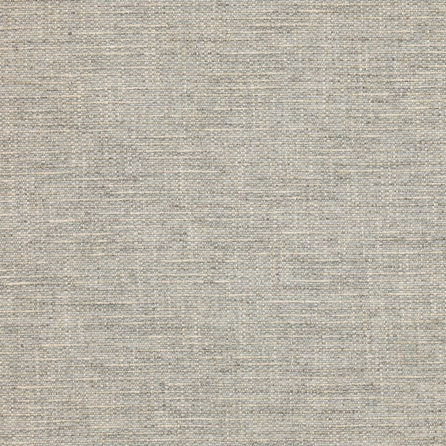 Close-up of a soft silver-grey woven fabric with fine horizontal texture