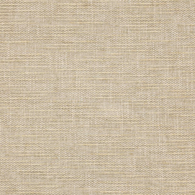 Close-up of warm stone-beige woven fabric with subtle heathered texture