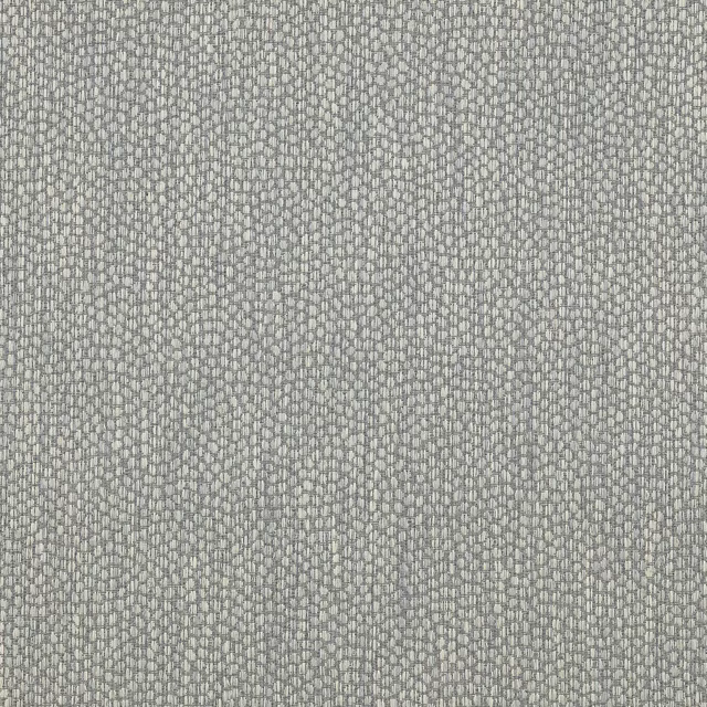 Soft aqua-grey woven fabric with a fine textured grid