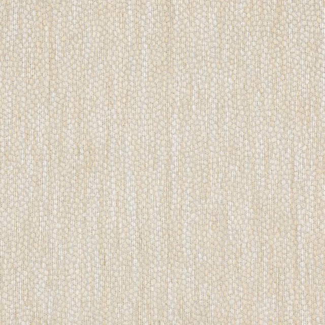 Pale cream woven fabric swatch with fine vertical texture