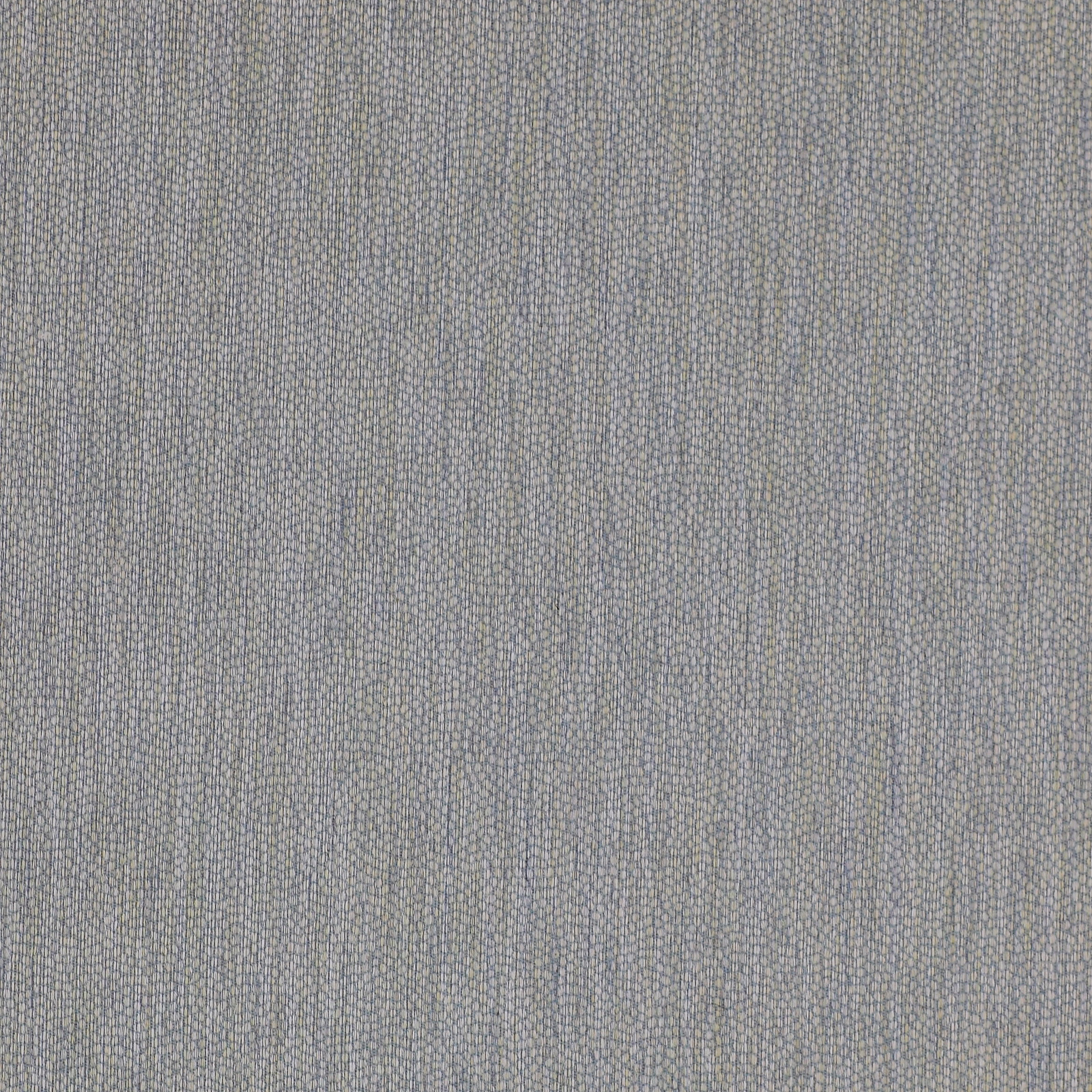 Close-up of a soft dusty blue plain-woven fabric with fine textured weave